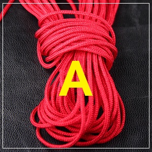 Macrame Cord - 1mm Red